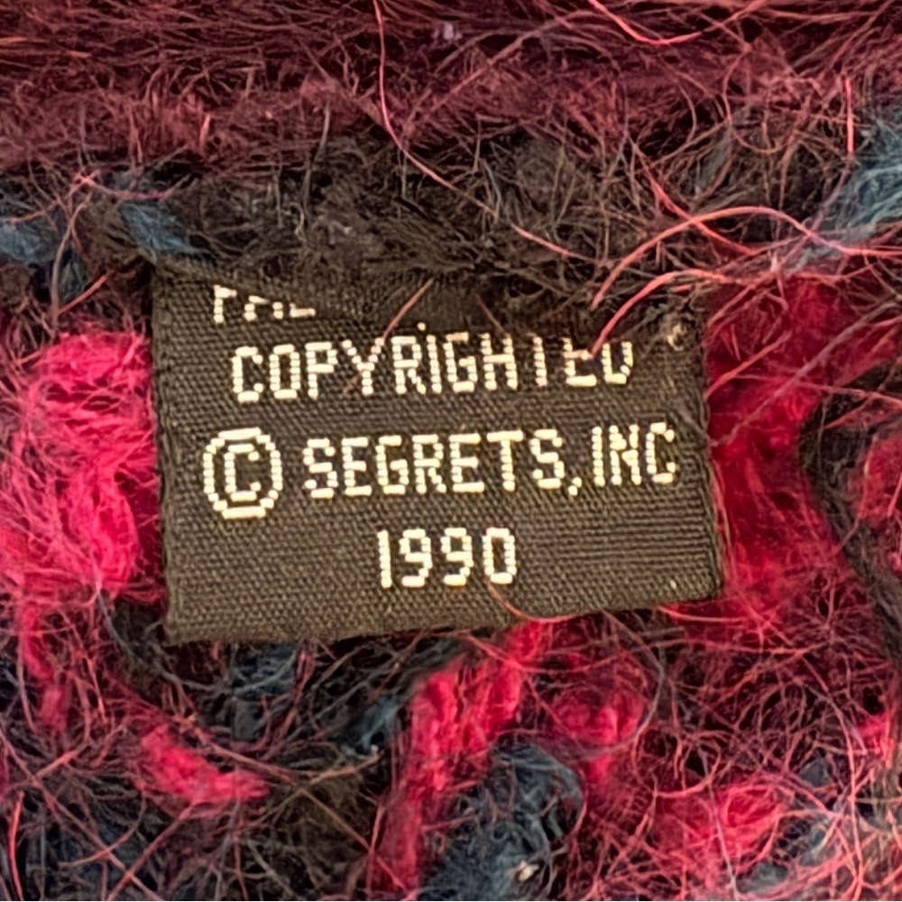 Segrets by Sigrid Olson Vintage Mohair Wool Sweater Cardigan Womens size Medium - Picture 6 of 9